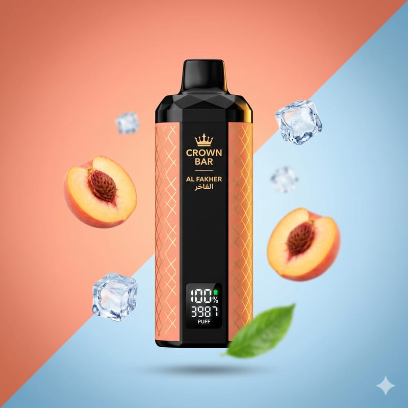 al fakher peach ice 40k