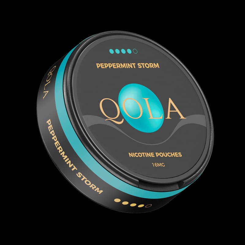Qola nicotine pouch peppermint storm 16mg