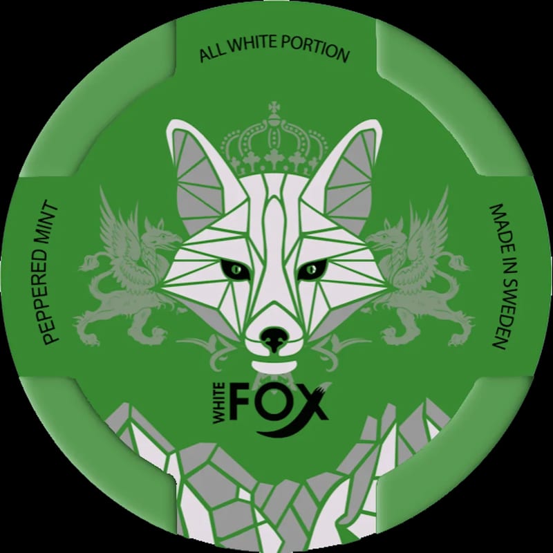 white fox nicotine green peppered mint slim