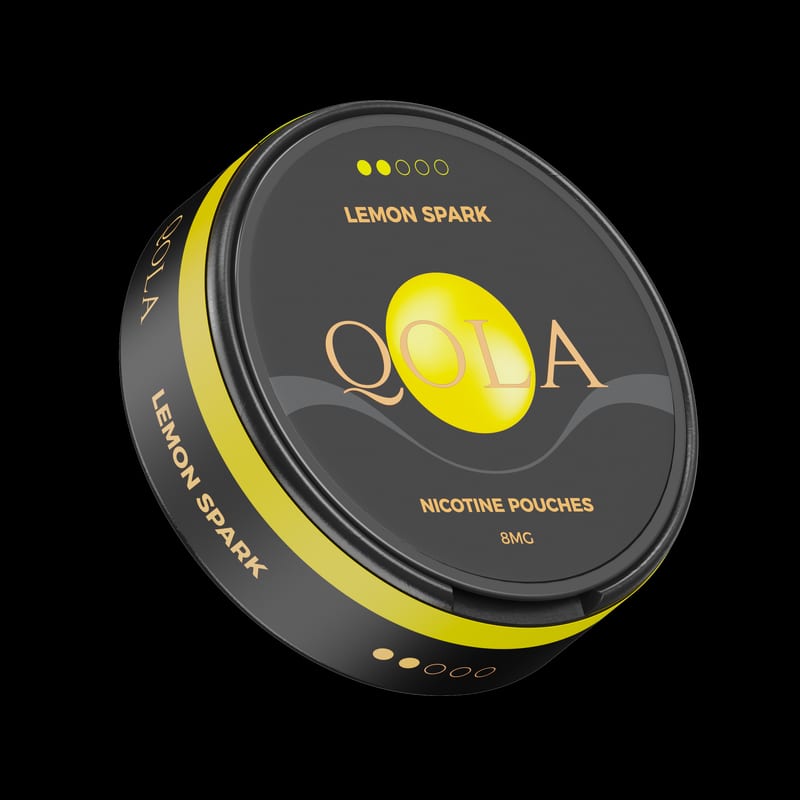Qola nicotine pouches lemon spark 8mg