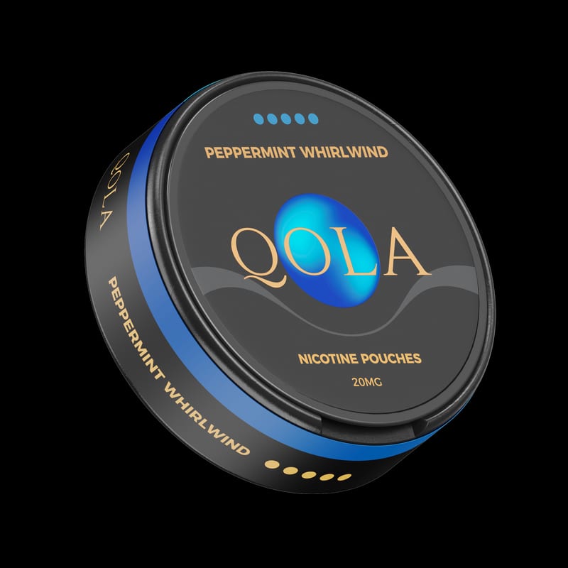 Qola nicotine pouch peppermint whirlwind 20mg