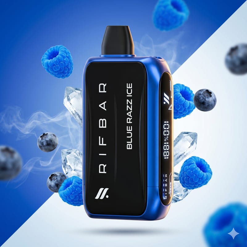 rifbar 12k blue razz ice