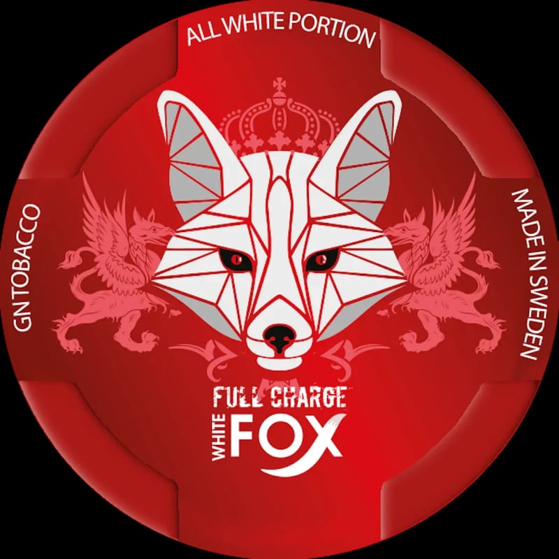 white fox nicotine red full charge regular