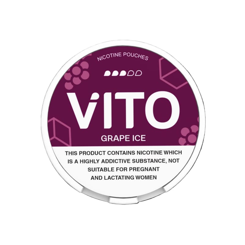 vito nicotine pouch grape ice 10mg